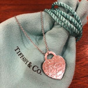 Tiffany & Co. Script Necklace